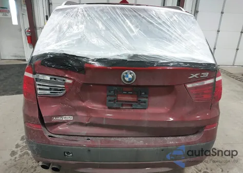 2012 BMW X3 xDrive28I z USA, uszkodzony, nr VIN 5UXWX5C51CL726882